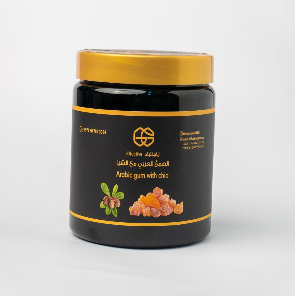 صمغ عربي هشاب مع بذور الشيا 500g