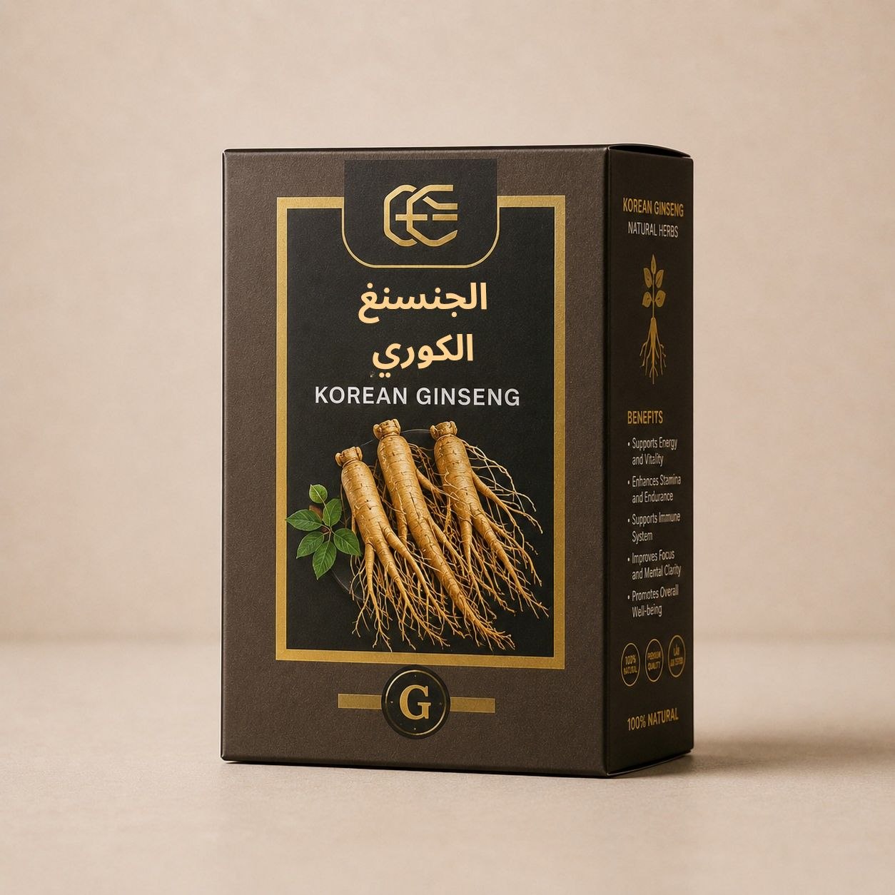 جنسنغ كوري عضوي نقي 150g