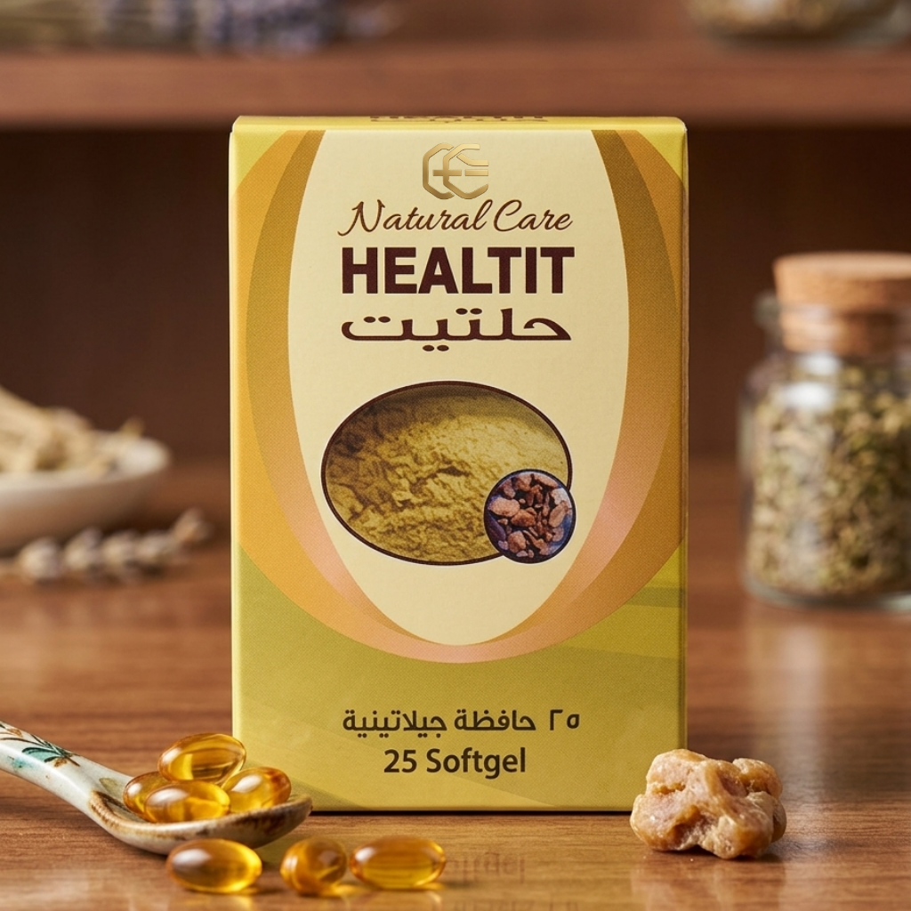 كبسولات الحلتيت الجيلاتينية اللينة (Healtit Softgels) - 25 كبسولة
