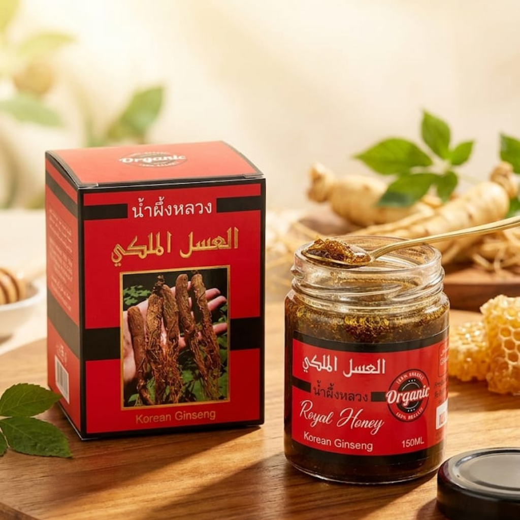 خليط العسل الملكي العضوي سريع المفعول 150g